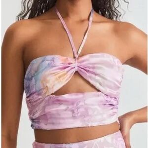 NWT LoveShackFancy Balton Halter Tank Top
